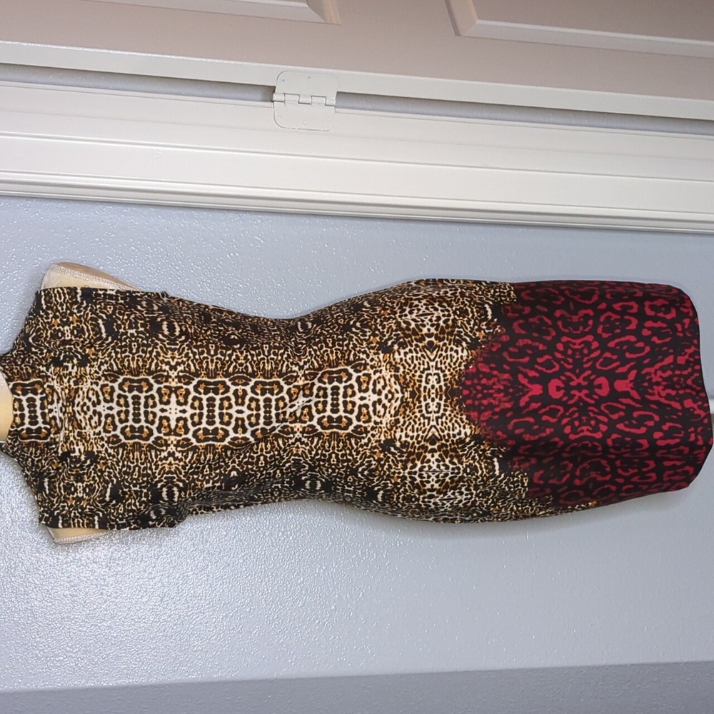 Venus size M animal print stretchy dress.